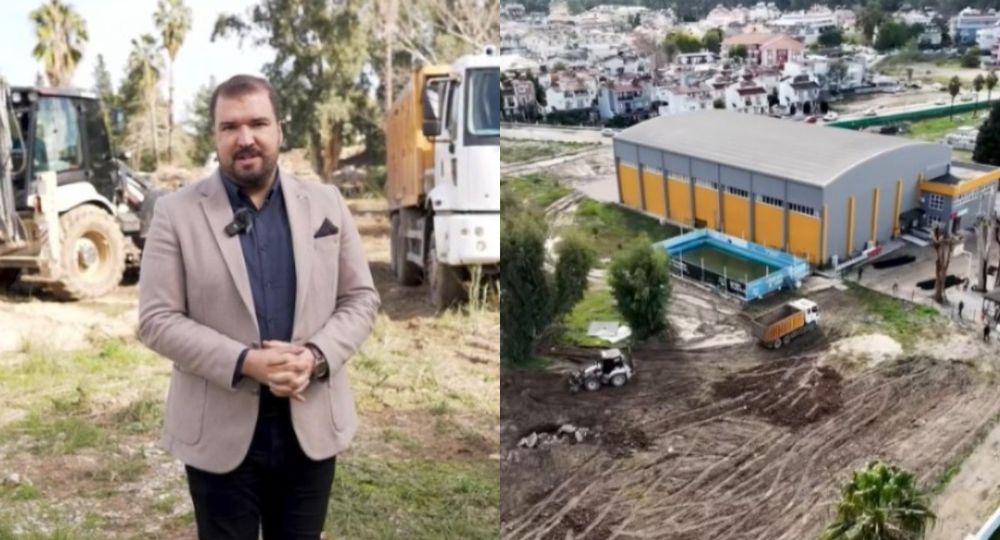 BAŞKAN GAZİOĞLU MÜJDEYİ VERDİ: KEMER’E YENİ HALI SAHA GELİYOR!