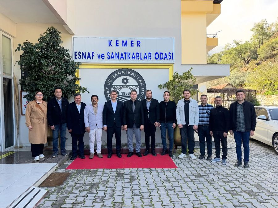 AK PARTİ ANTALYA İL BAŞKANI ALİ ÇETİN’DEN KEMER’E ZİYARET