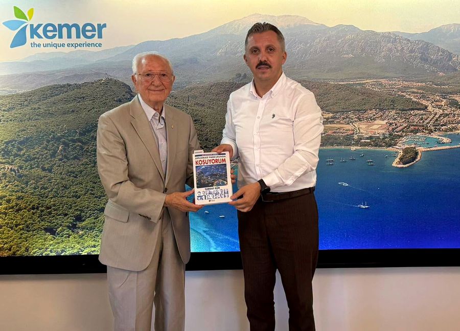 TURİZMİN DUAYENİ DR. TURGUT GÜR’DEN KEMER KAYMAKAMLIĞINA ANLAMLI ZİYARET