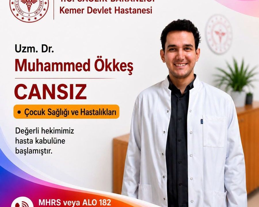 KEMER DEVLET HASTANESİ’NDE ÇOCUK SAĞLIĞI KADROSU GÜÇLENİYOR: UZMAN HEKİM SAYISI 3’E YÜKSELDİ